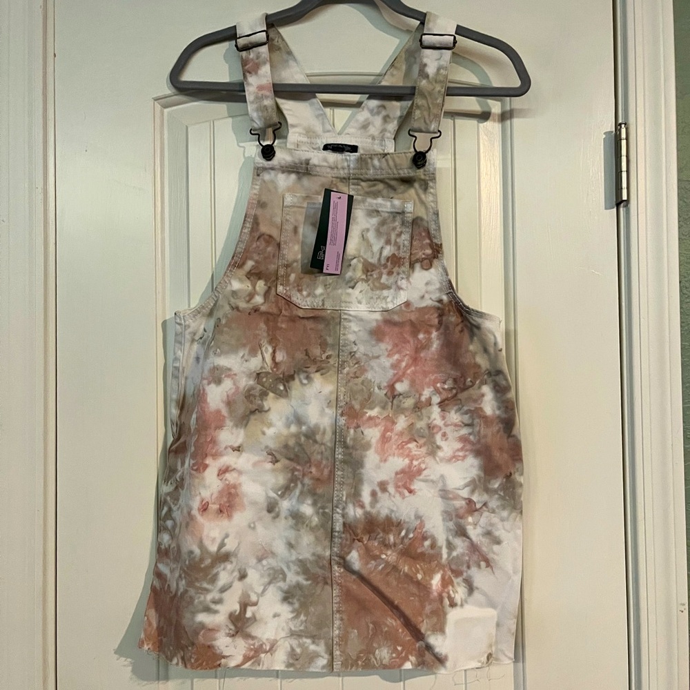 Wild Fable Overalls Dress, Tie-Dye Wash